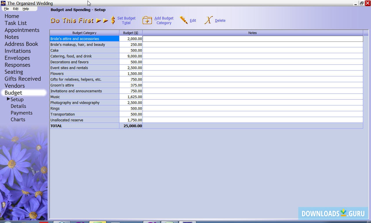 The Organized Wedding