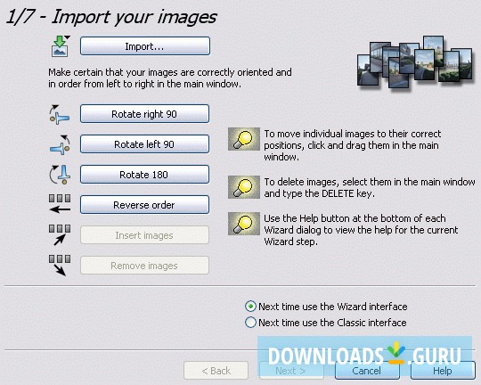 add images window