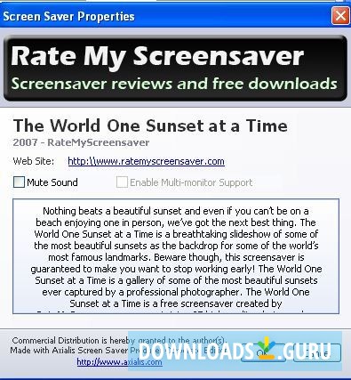 The World One Sunset at a Time