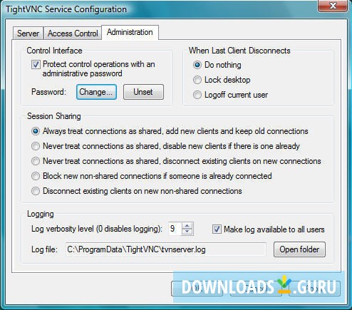 tightvnc viewer download portable