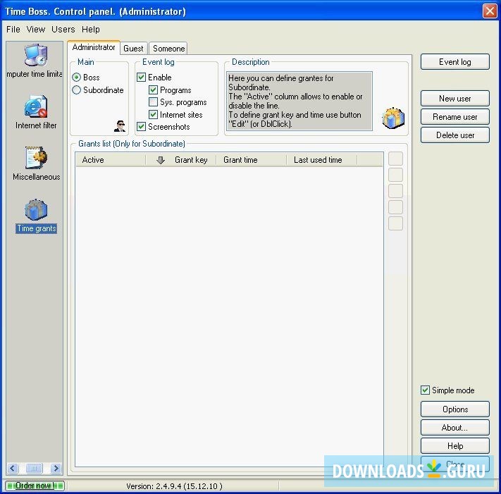 download the new for windows Time Boss Pro 3.36.004