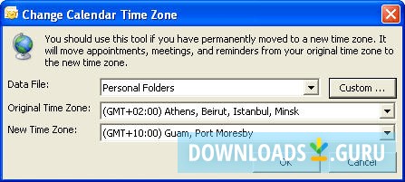 Time Zone Data Update Tool for Microsoft Office Outlook