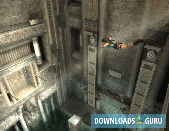  Lara´s ability to swan-dive into water to avoid injury
