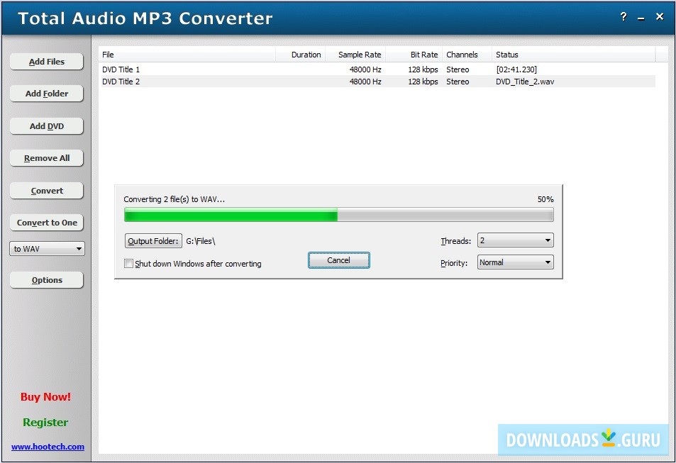 Total Audio MP3 Converter