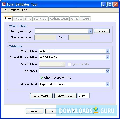 Total Validator Tool