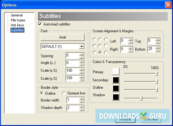 Subtitle Customization