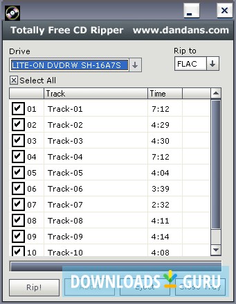 Selecting Audio Tracks