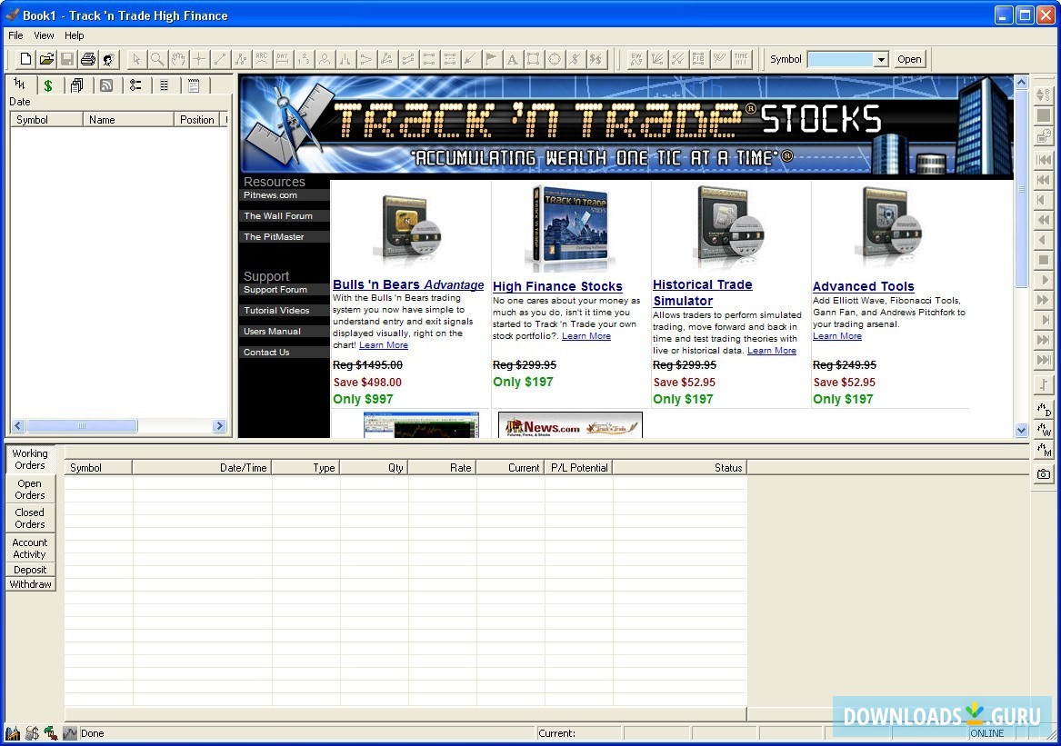 Track 'n Trade High Finance