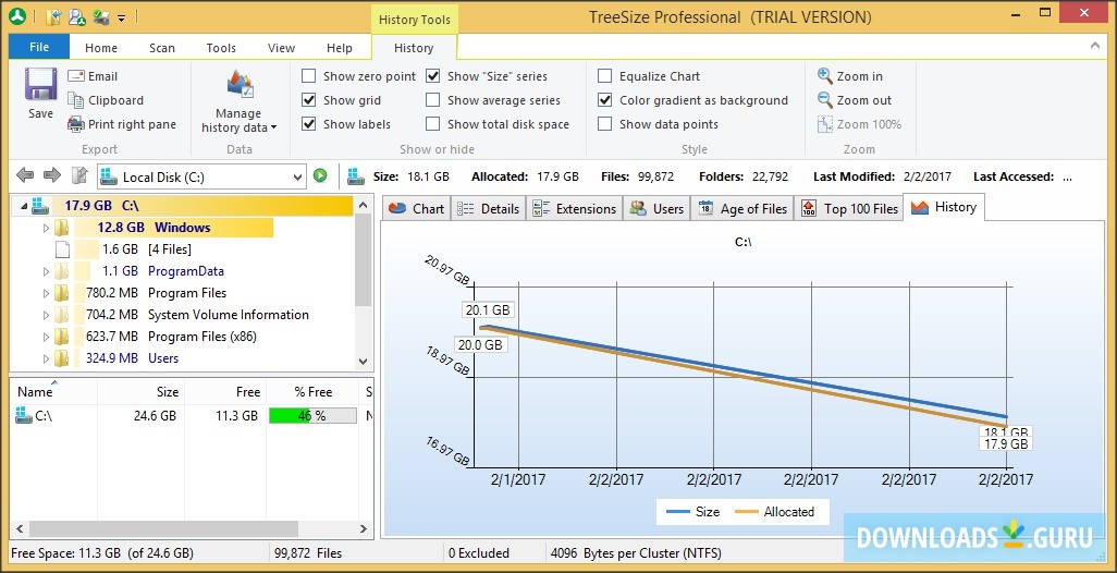 download the new version TreeSize Professional 9.0.2.1843