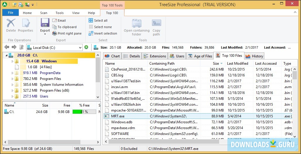 TreeSize Professional 9.0.1.1830 instal the new version for windows