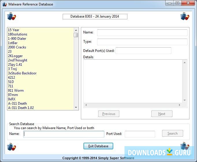 Malware Reference Database