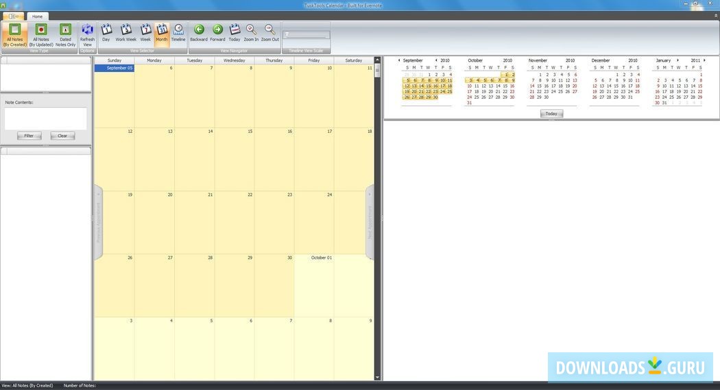 Calendar Window