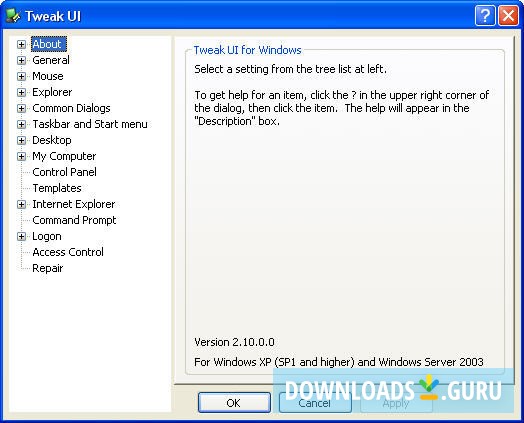 tweakui windows 10 download