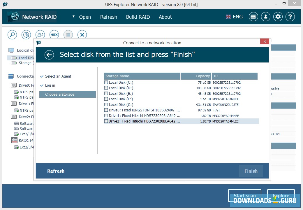 UFS Explorer Network RAID