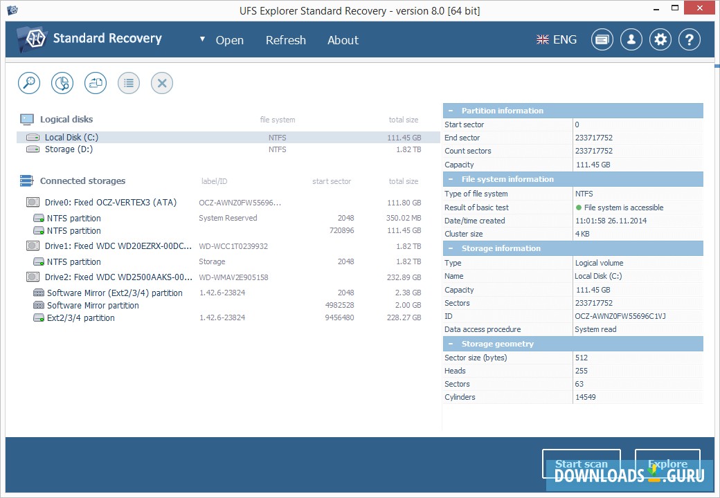 UFS Explorer Standard Recovery
