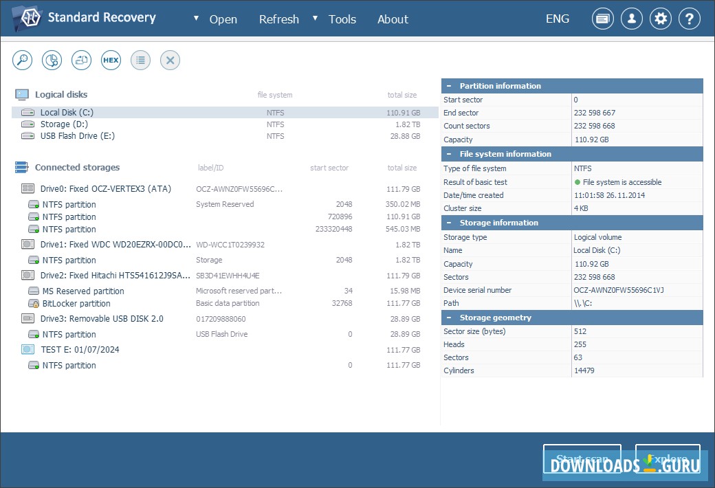 UFS Explorer Standard Recovery