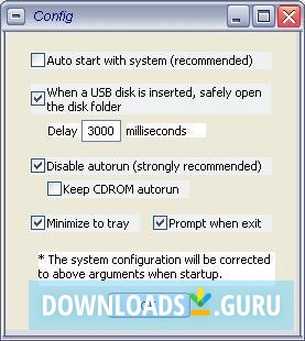 Configuration Windows