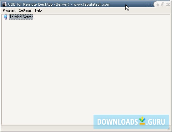 USB for Remote Desktop (Server)