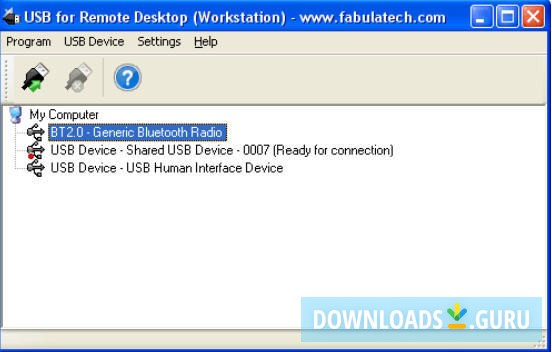 USB for Remote Desktop (Workstation)