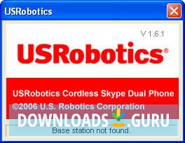 USRobotics Cordless Skype Dual Phone