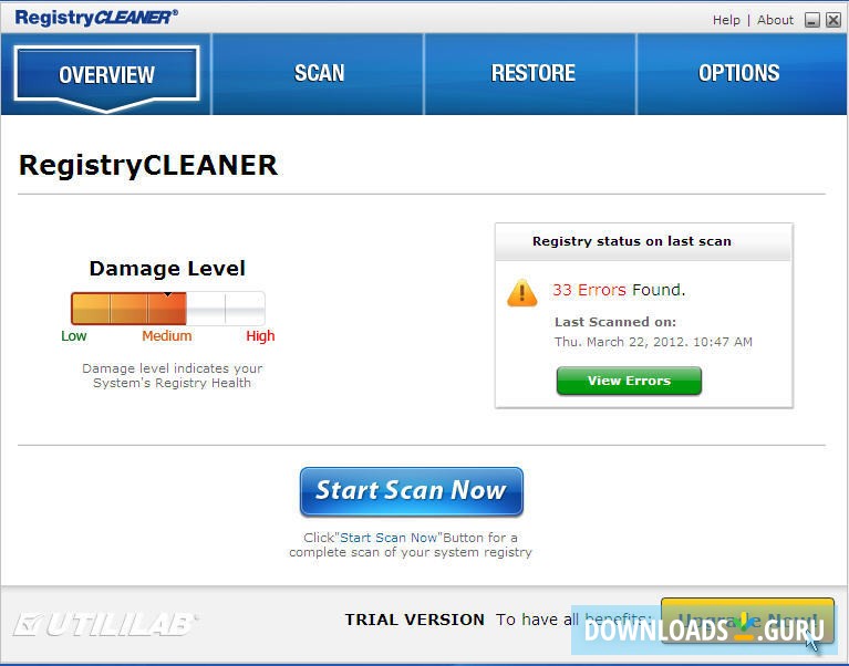 UTILILAB RegistryCLEANER