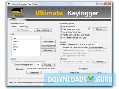 Ultimate Keylogger Free Edition