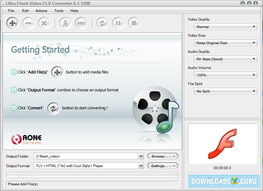 Ultra Flash Video FLV Converter