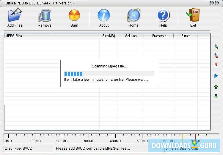 Ultra MPEG to DVD Burner