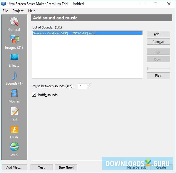 Adding Background Music
