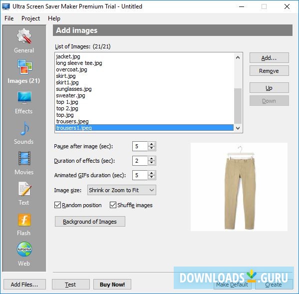 Ultra Screen Saver Maker