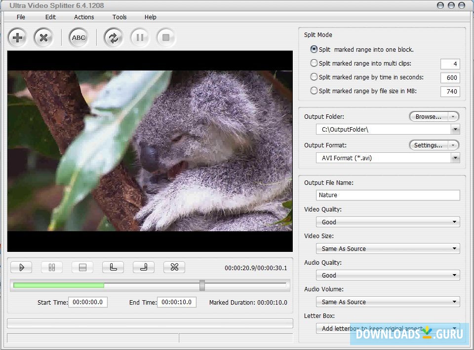 Ultra Video Splitter