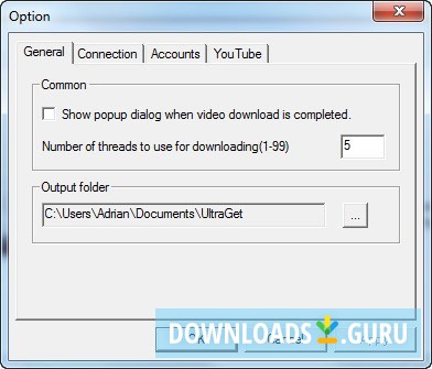 UltraGet Video Downloader