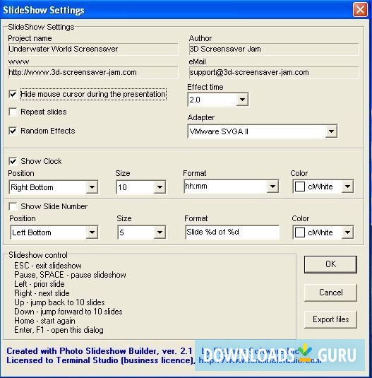 Underwater World Screensaver