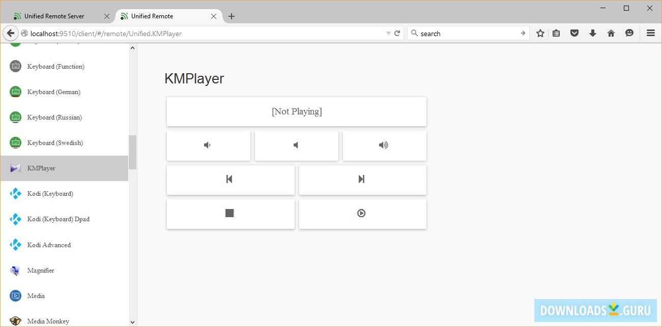 Client - Settings for KMPlayer
