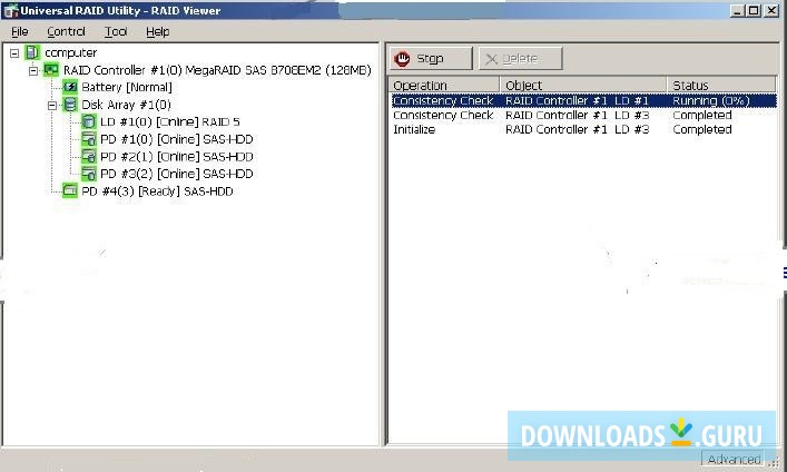 Universal RAID Utility