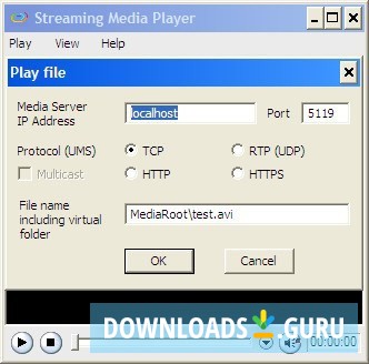 Unreal Streaming Media Player
