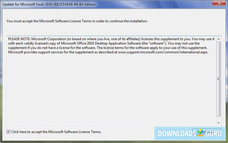 Update for Microsoft Excel