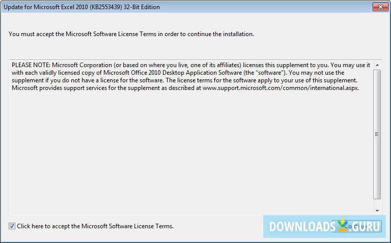 Update for Microsoft Excel