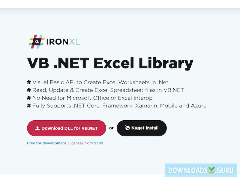 VB.Net Excel Library