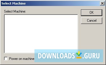 Select Machine Window