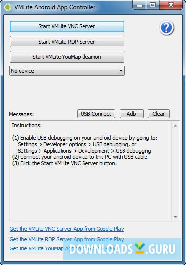 VMLite Android App Controller