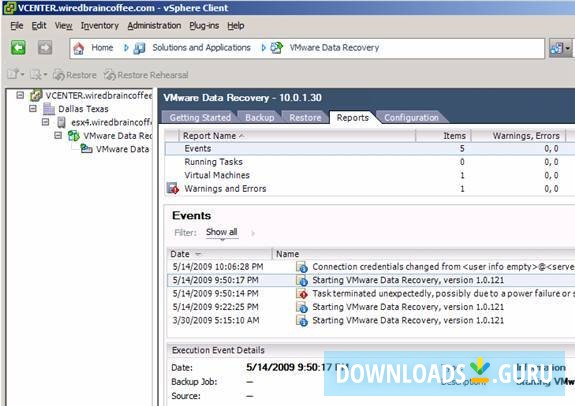 VMware Data Recovery