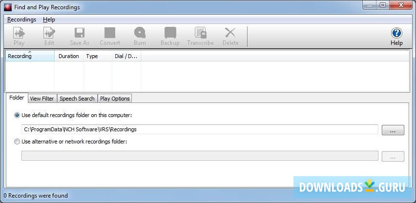 VRS Recording System