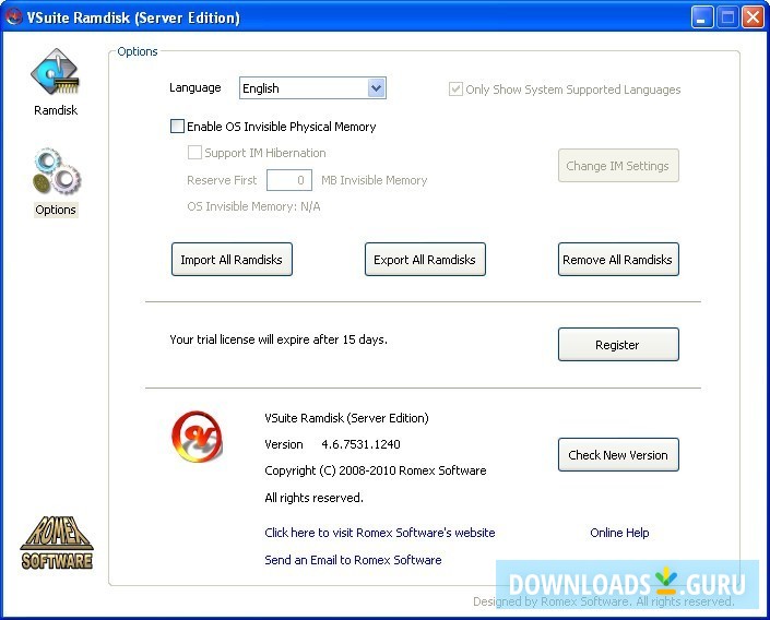 VSuite Ramdisk (Server Edition)