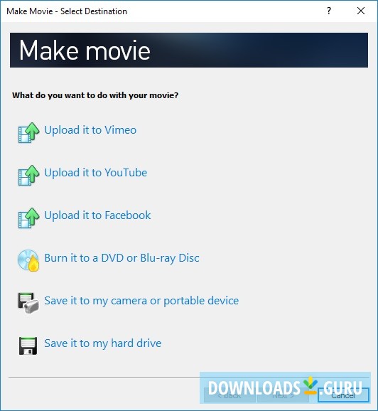 Make Movie Menu
