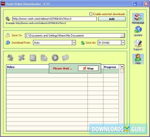 Please wait adding video window