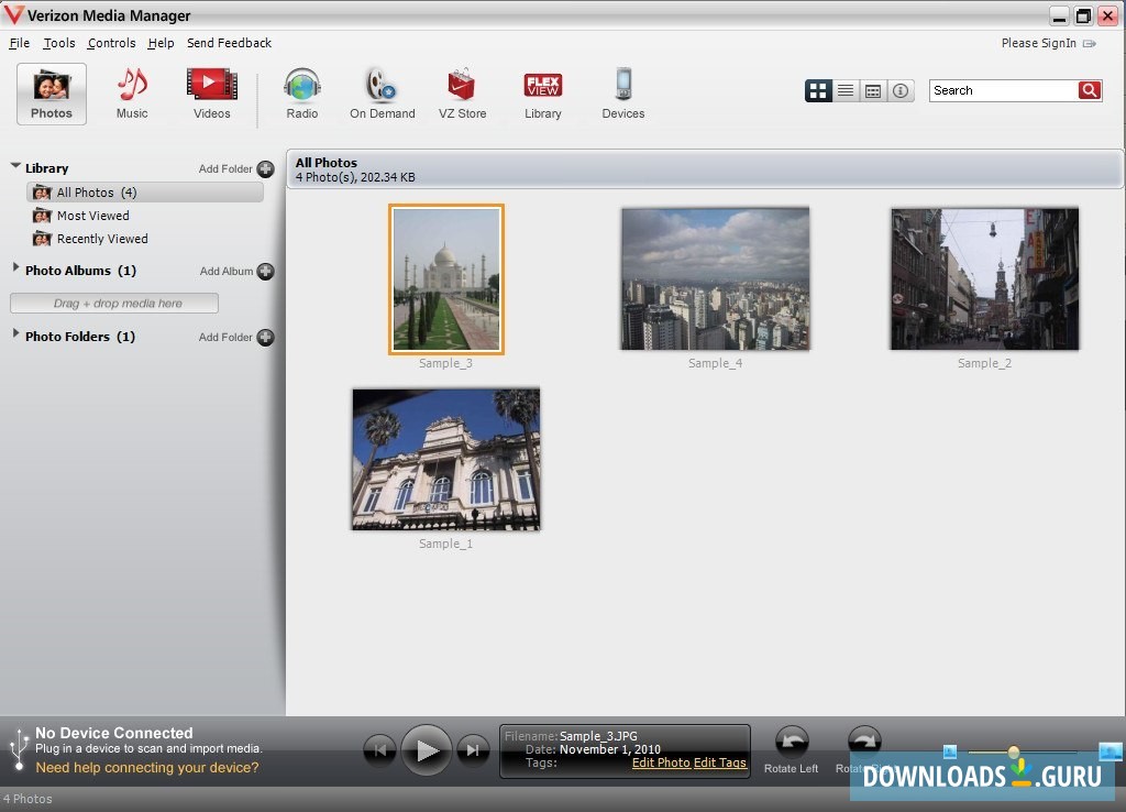 Verizon Media Manager