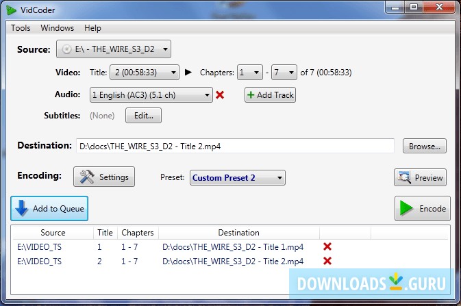 VidCoder 8.26 download the new version