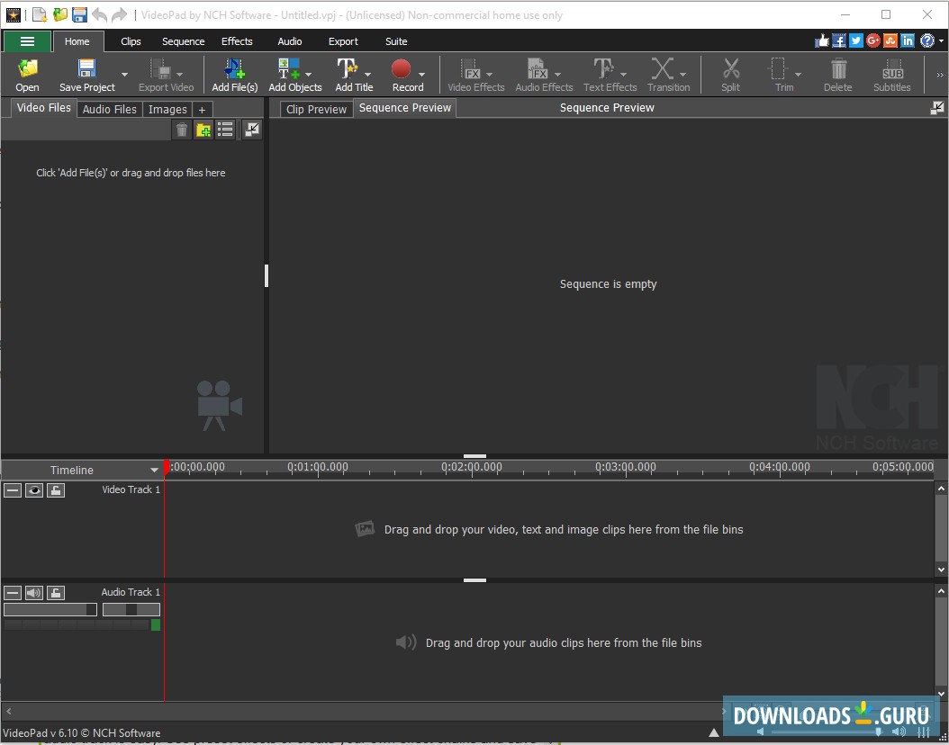 videopad video editor video editing software window 7