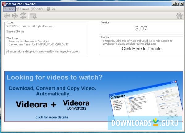 Videora iPod touch Converter